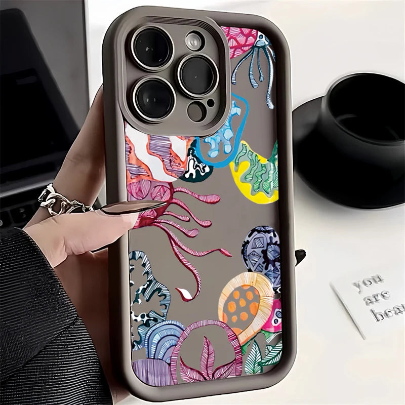 Matte Diamond Painting Soft Cover Phone Case