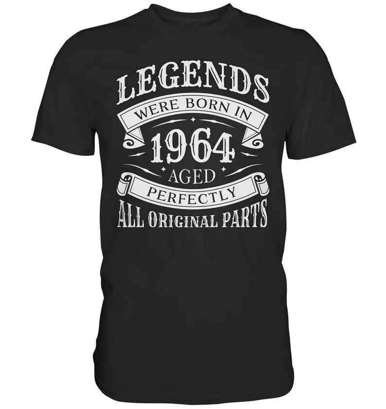 Gift For A 60th Birthday Man Woman 60 Years Legends Were Born In 1964 T-Shirt