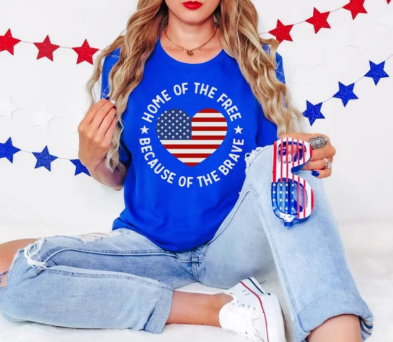 Home Of The Free Because Of The Brave TShirt