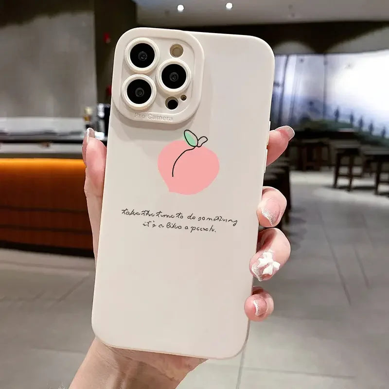 Vibrant Orange Fruit Graphic Phone Case