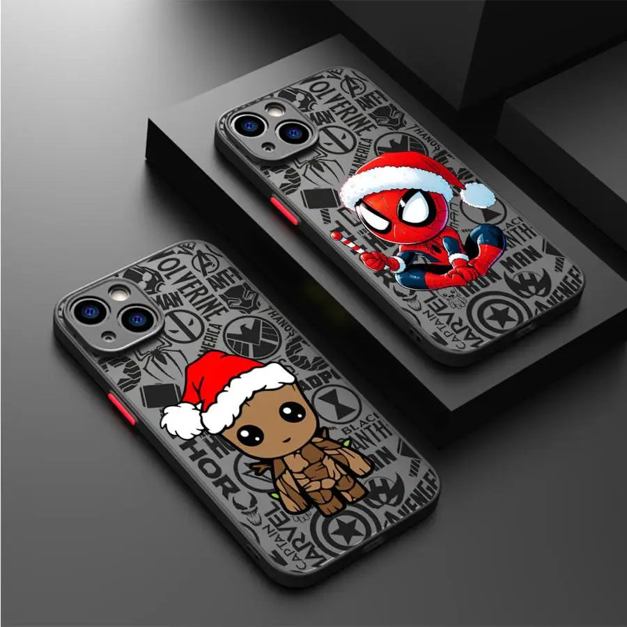 Marvel Spider-Man Groot Christmas Phone Case