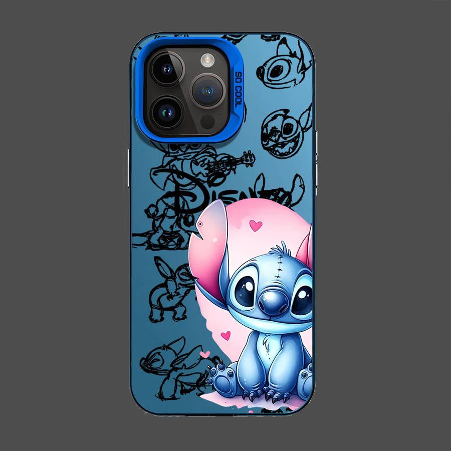 Disney Stitch Angel Couple Phone Case