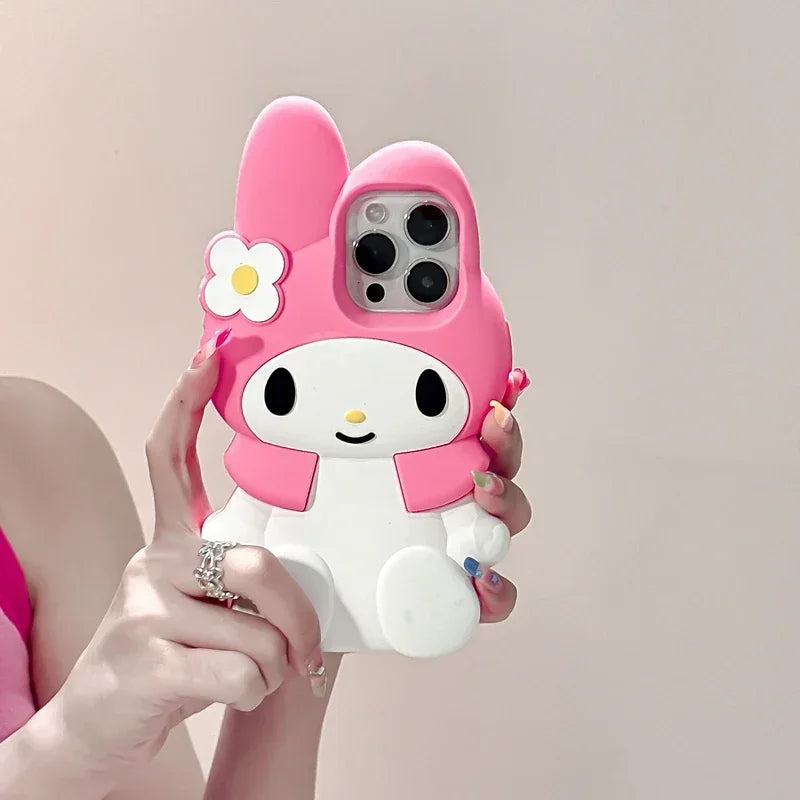 3D Kawaii Cute Cartoon Melody Phone Case