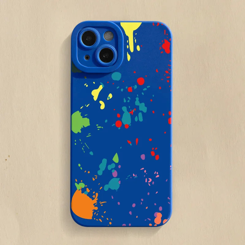 Watercolor Graffiti Love Heart Phone Case