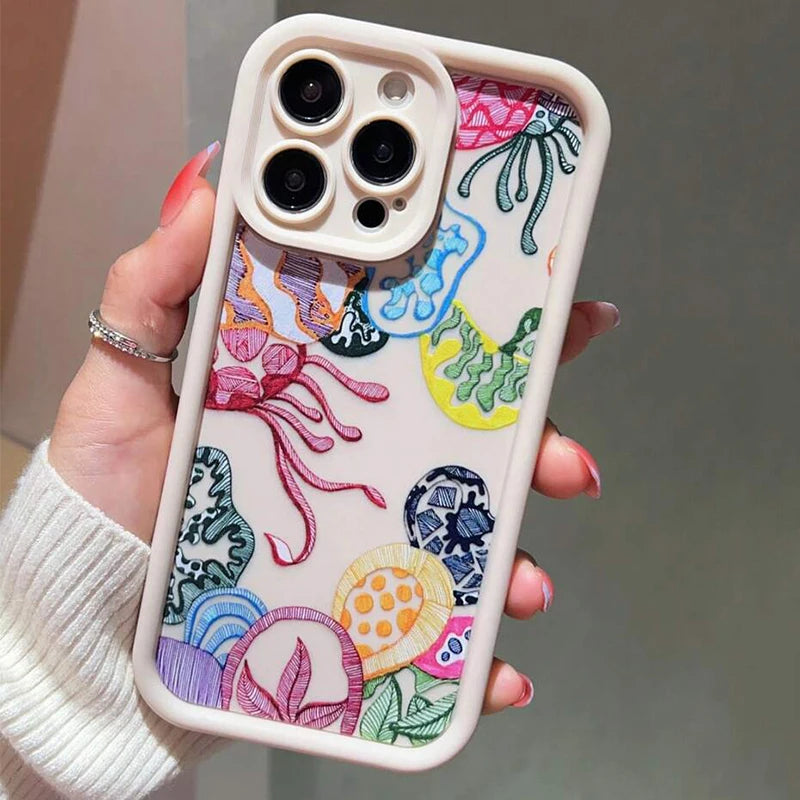 Matte Diamond Painting Soft Cover Phone Case