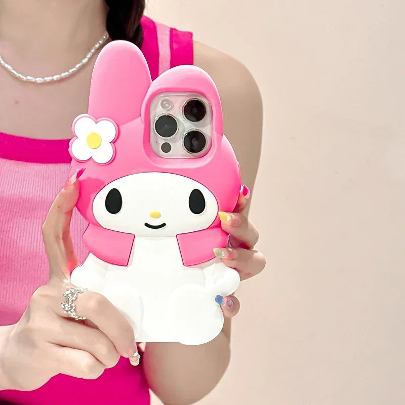 3D Kawaii Cute Cartoon Melody Phone Case