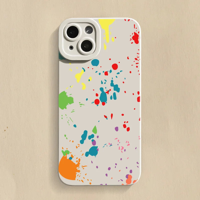 Watercolor Graffiti Love Heart Phone Case