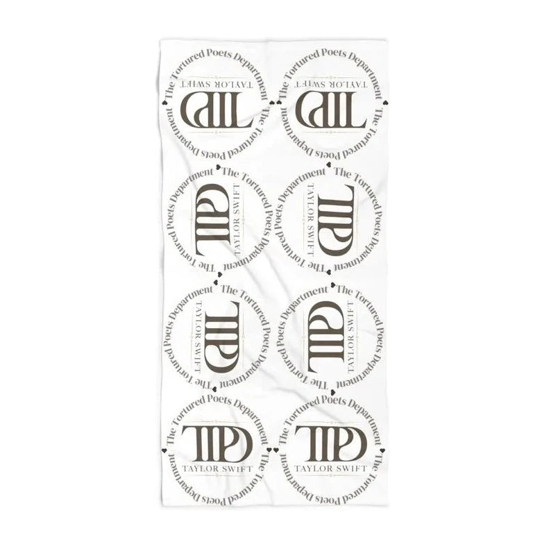 Taylor Swift Tortured Poets Beach Towel