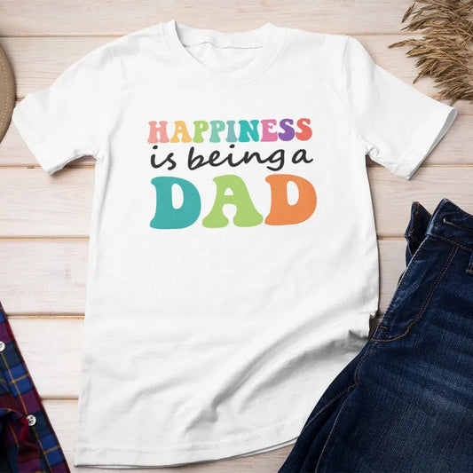 Adult Happiness Is Being A Dad Top T-Shirt
