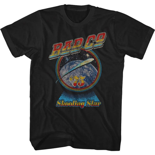 Bad Company Shooting Star Black Adult T-Shirt