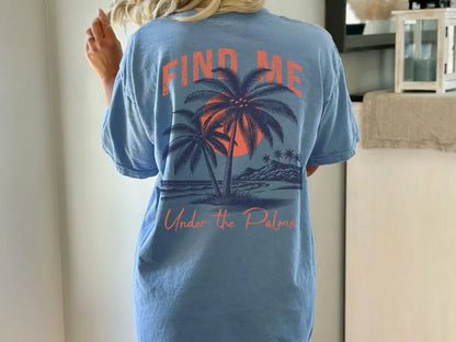 Beach Summer Tropical T-shirt Comfort Colors