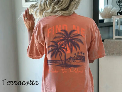 Beach Summer Tropical T-shirt Comfort Colors