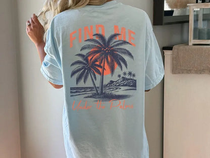 Beach Summer Tropical T-shirt Comfort Colors