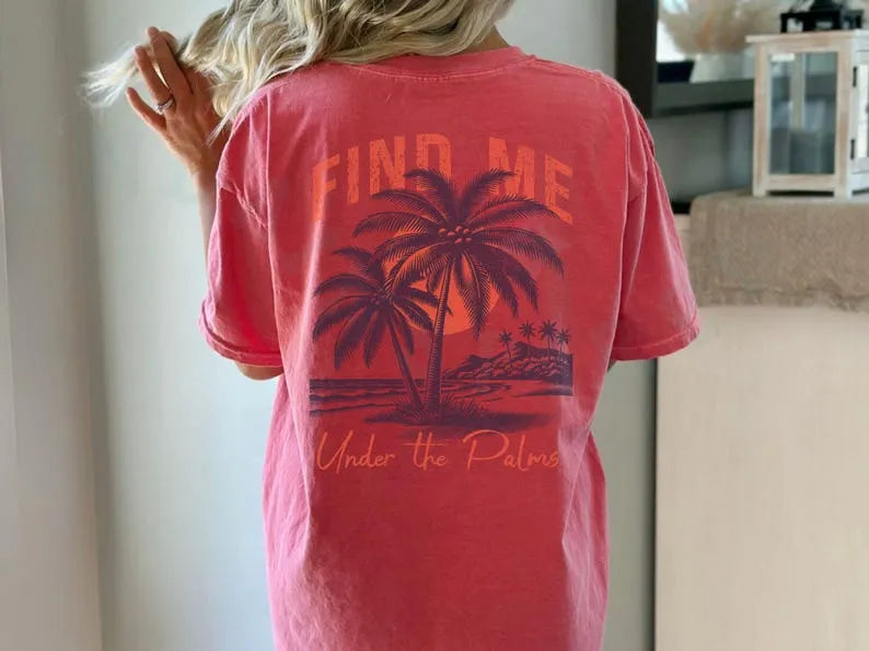 Beach Summer Tropical T-shirt Comfort Colors