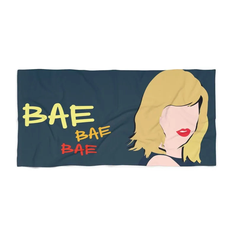 Taylor Swift Inspired Beach Towel