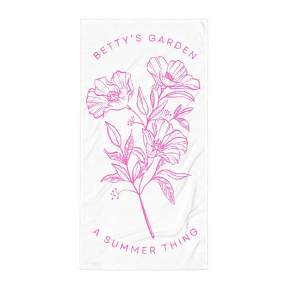 Bett's Garden Beach Towel Florida