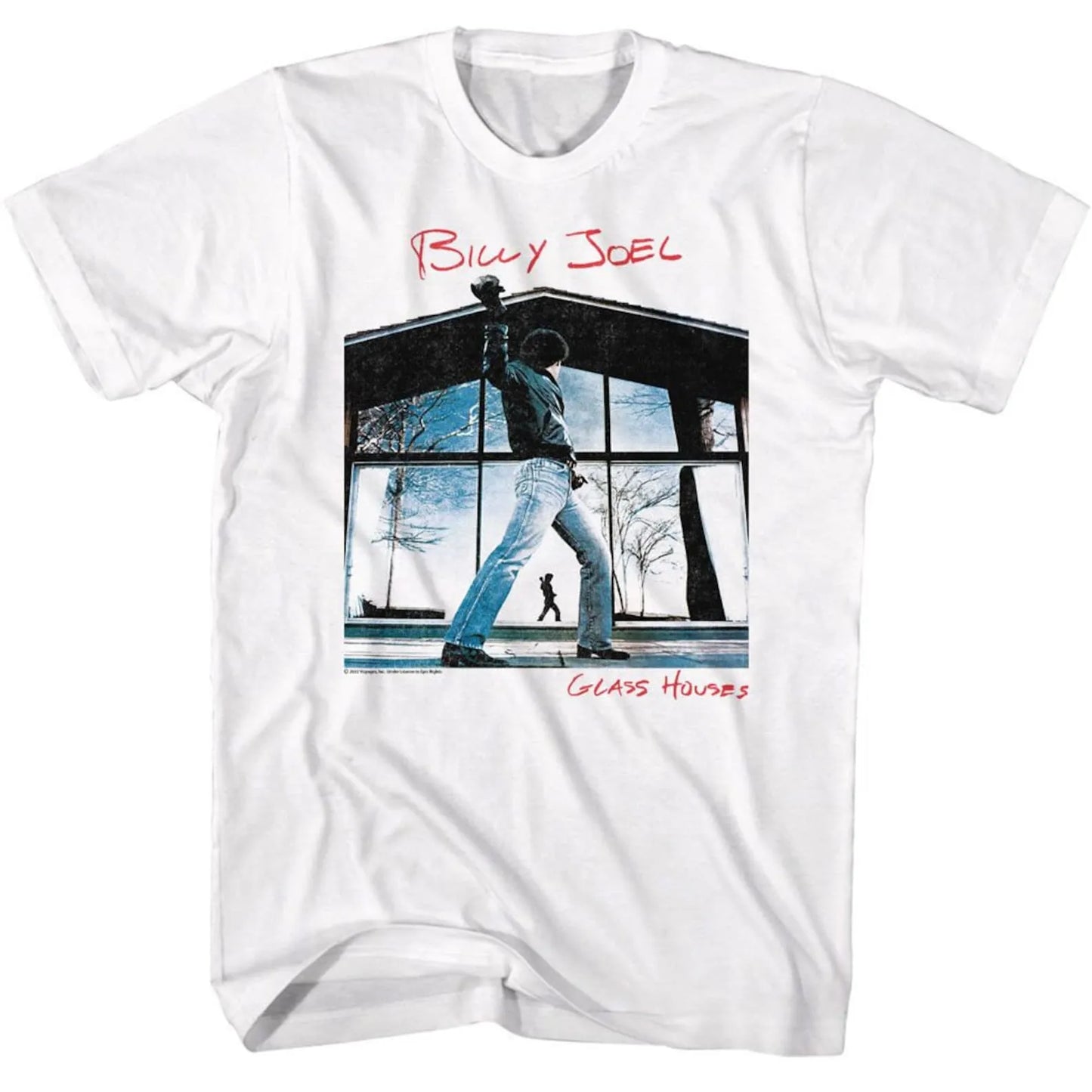 Billy Joel Glass Houses White T-Shirt