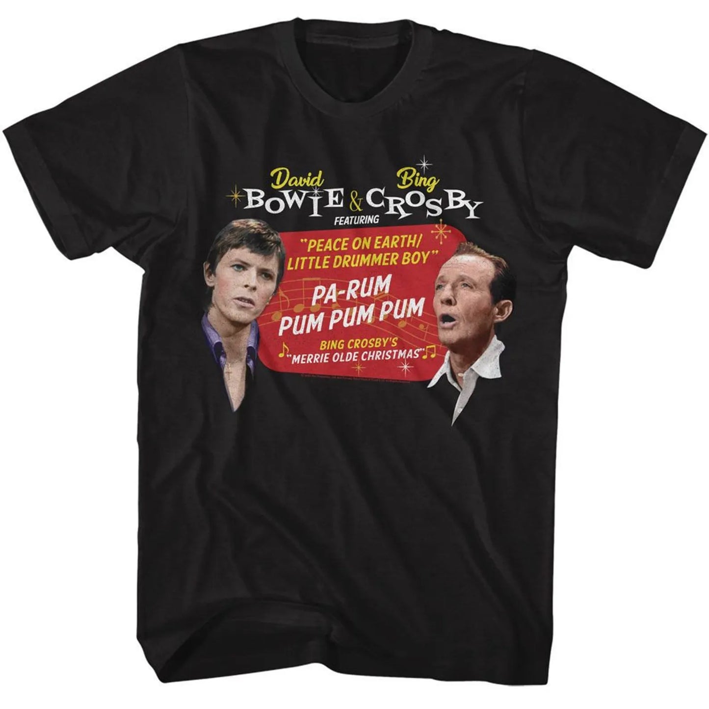 Bing Crosby Bowie and Crosby PA Rum Black T-Shirt