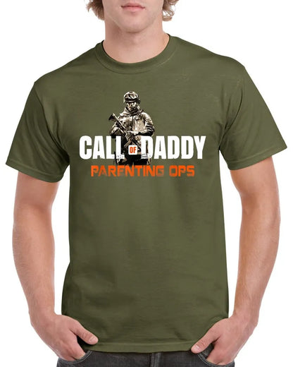 Call of Daddy: Birthday Gifts Graphic Cotton Tees