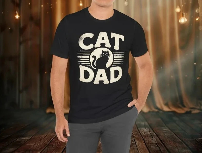 Cat Dad Vintage Tee