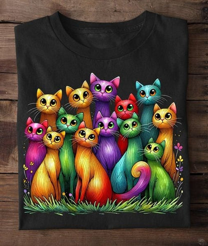 Cat Watercolor Art Shirt