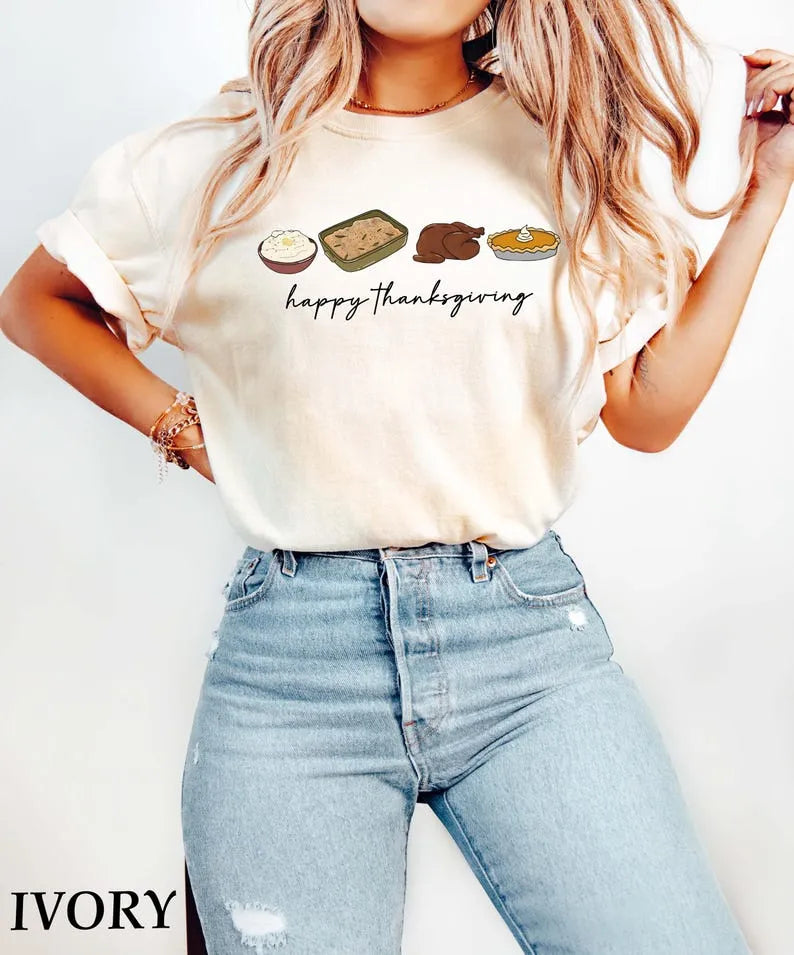Comfort Colors® Happy Thanksgiving Shirt