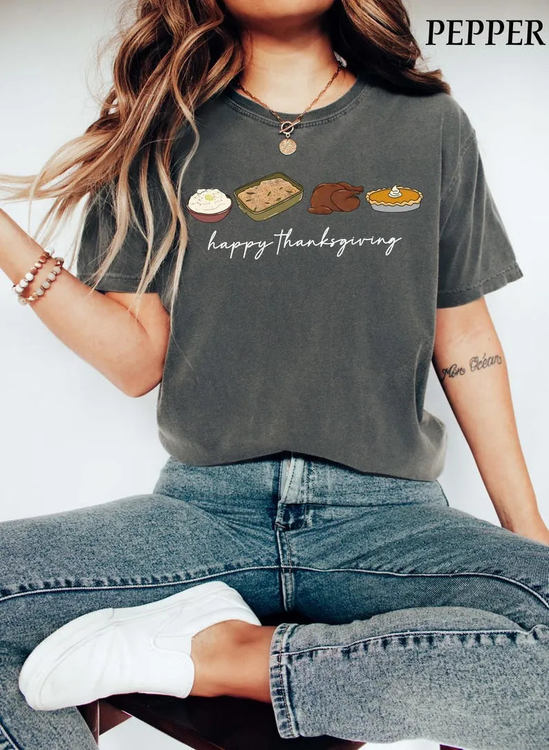 Comfort Colors® Happy Thanksgiving Shirt