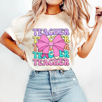 Coquette Teacher T-Shirt