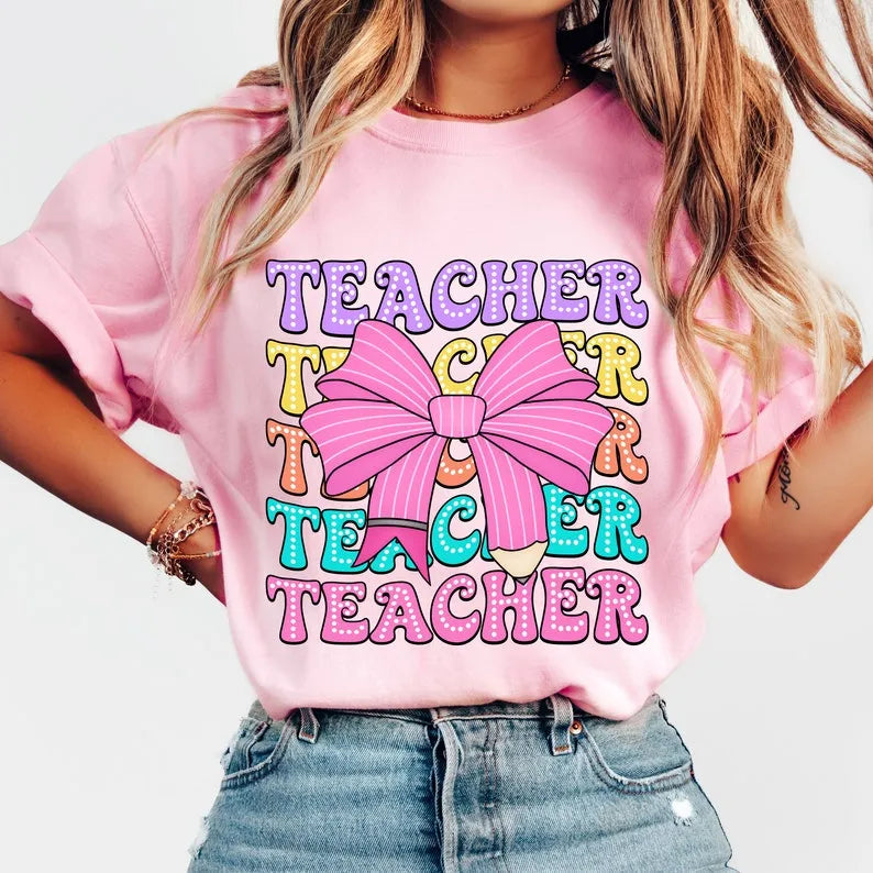 Coquette Teacher T-Shirt