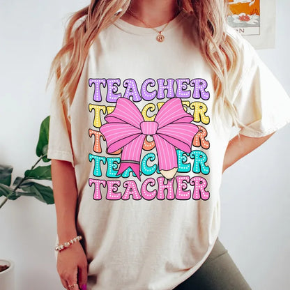 Coquette Teacher T-Shirt