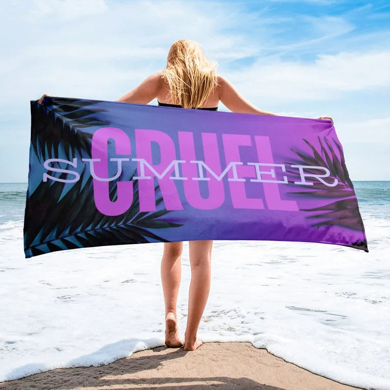 Cruel Summer - Taylor Swift Beach Towel