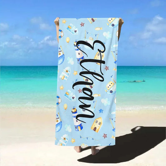 Custom Beach Towel For Boys