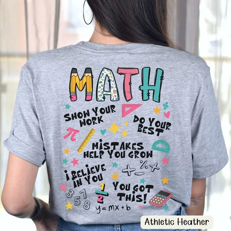 Custom Math Teacher Shirt Pi Day Shirt Back To School