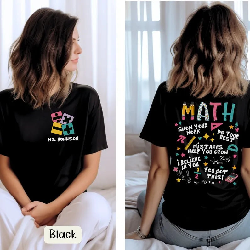 Custom Math Teacher Shirt Pi Day Shirt Back To School