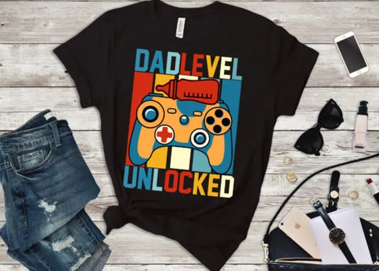 Dad Level Unlocked Shirt