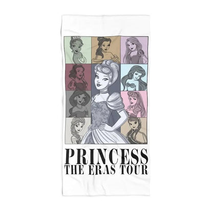 Disney Princess The Eras Tour Beach Towel