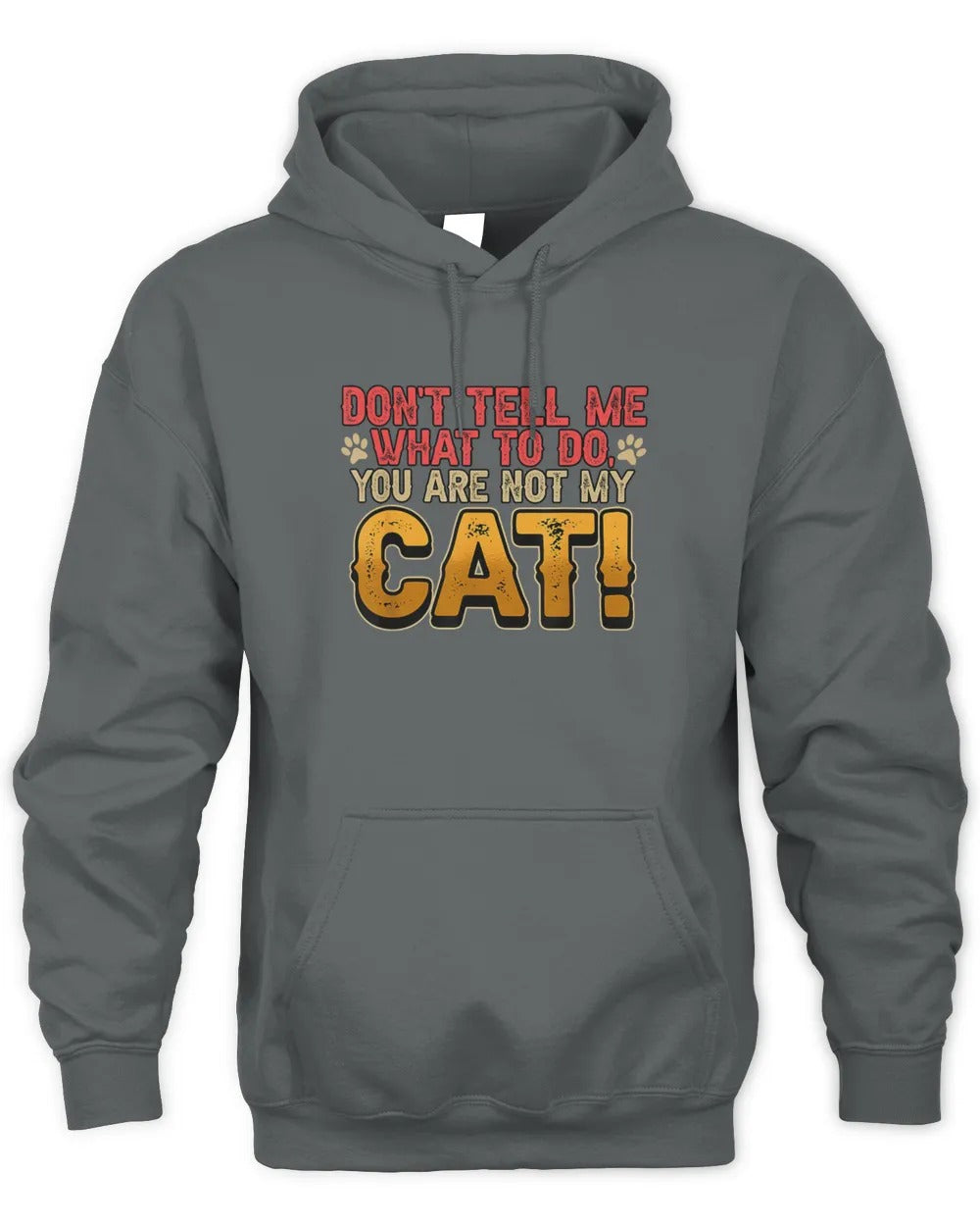 Don't Tell Me What To Do You Are Not My Cat Pet Owner Hoodie