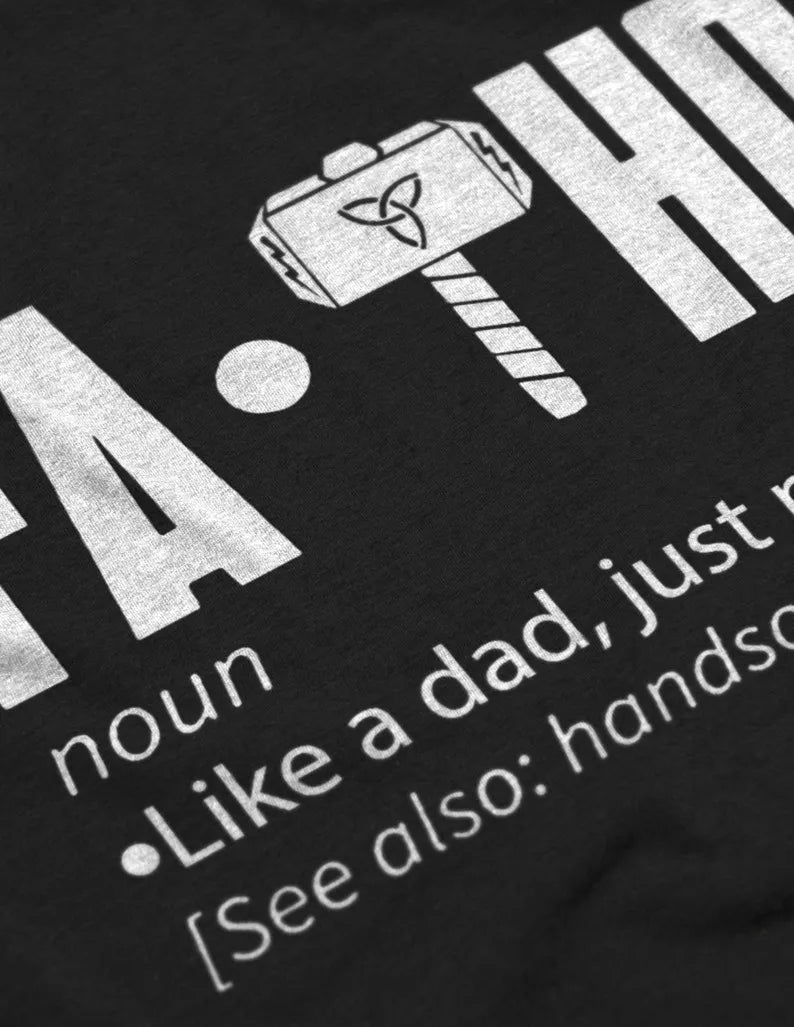 Fa Thor Funny Men's T-Shirt FaThor Fathers Day Gift Tee Shirt Top