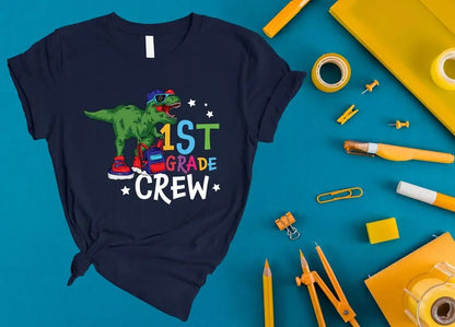 First Day Of School Shirt, Dinosaur Crew Shirt