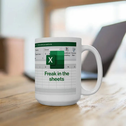 Freak in the Sheets Coffee Excel Mug