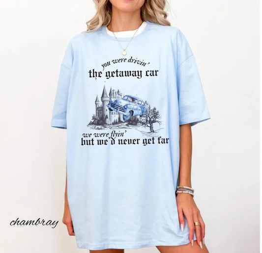 Getaway Car Shirt, Taylor Reputation Graphic T-Shirt, Potter Shirt