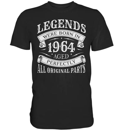 Gift For A 60th Birthday Man Woman 60 Years Legends Were Born In 1964 T-Shirt