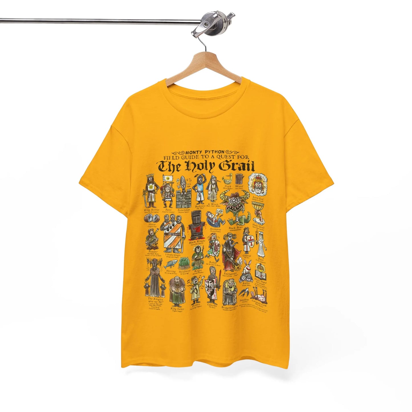 Monty Python Field Guide To A Quest For The Holy Grail T-Shirt