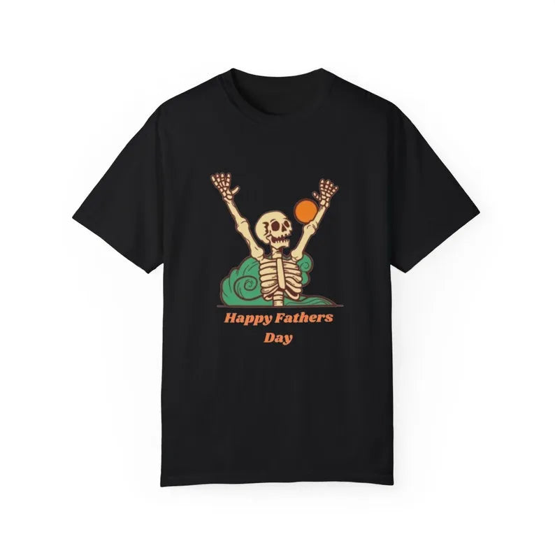 Happy Fathers Day With Happy Skeleton T-Shirt