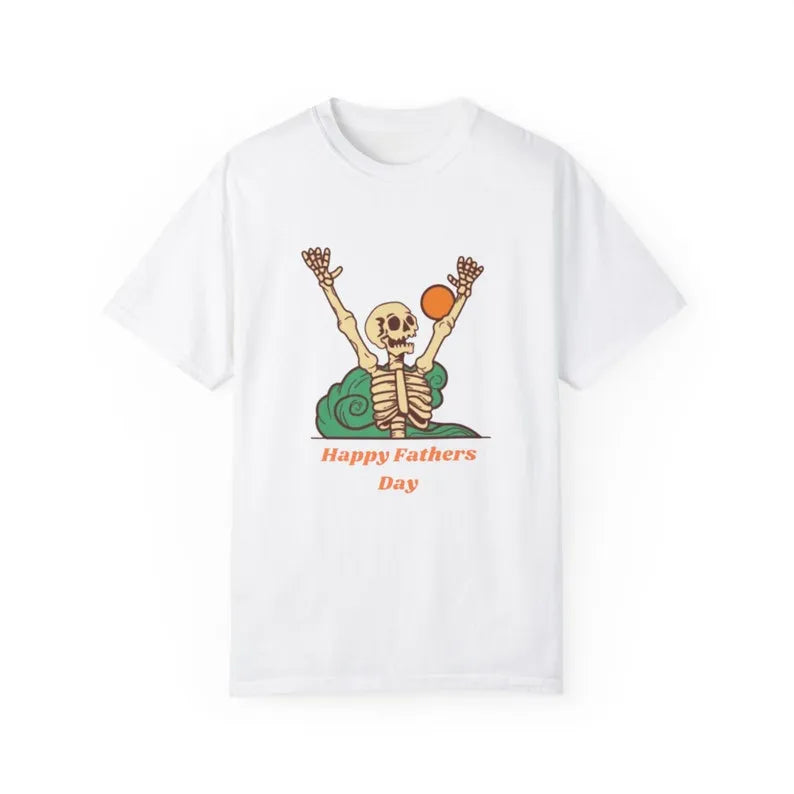 Happy Fathers Day With Happy Skeleton T-Shirt