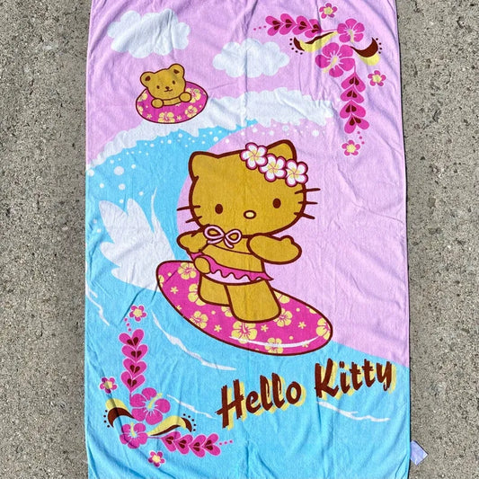 Hawaiian Hello Kitty Beach Towel