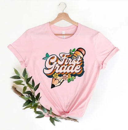 Hello First Grade Shirt, First Grade Teacher Shirt,Teacher Gift