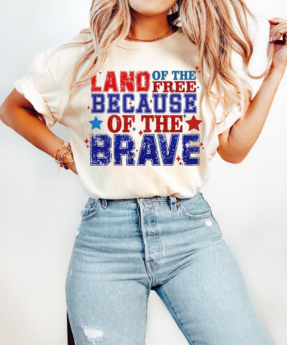 Land Of The Free Because Of The Brave T-Shirt