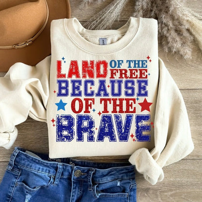 Land Of The Free Because Of The Brave T-Shirt