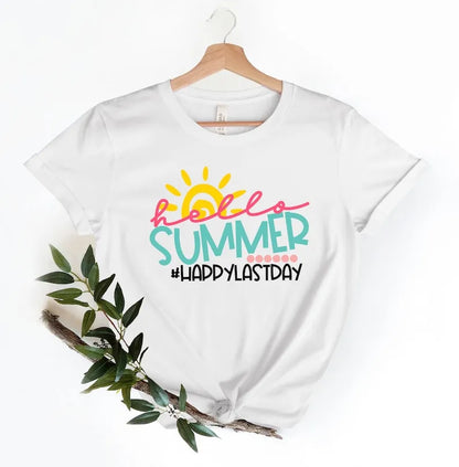 Last Day of School, Hello Summer Happy Last Day of School Shirts